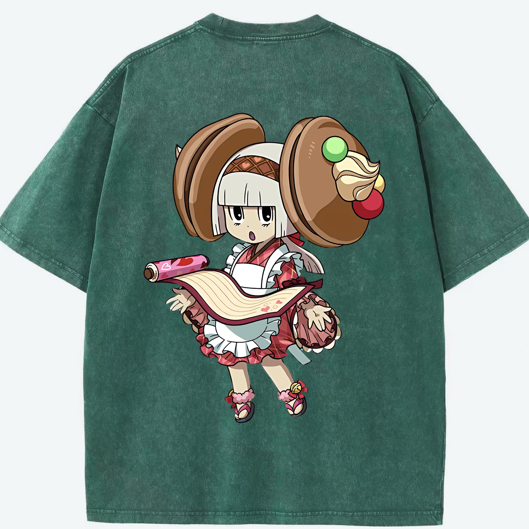 （画像用） 妖怪ウォッチ Yo-kai Watch 綿100% ヴィンテージ風 半袖Tシャツ（背面プリント）